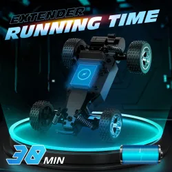 Samochód terenowy RC - duża prędkość - z pilotem - 1:18Samochód