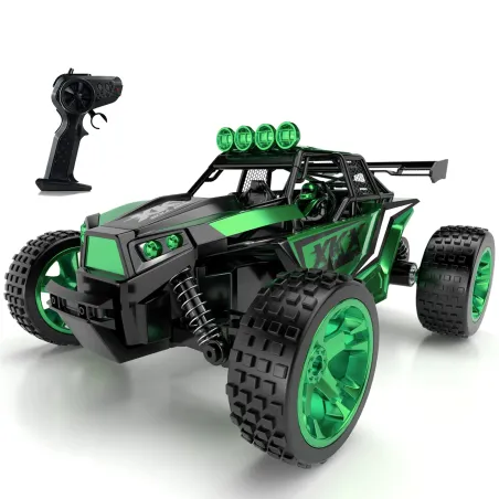 RC-maastoauto - nopea - kaukosäätimellä - 1:18