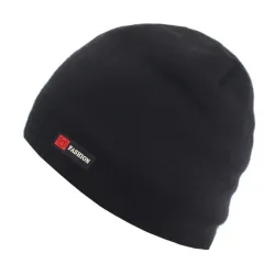 Strikket varm lue - bremless - unisex