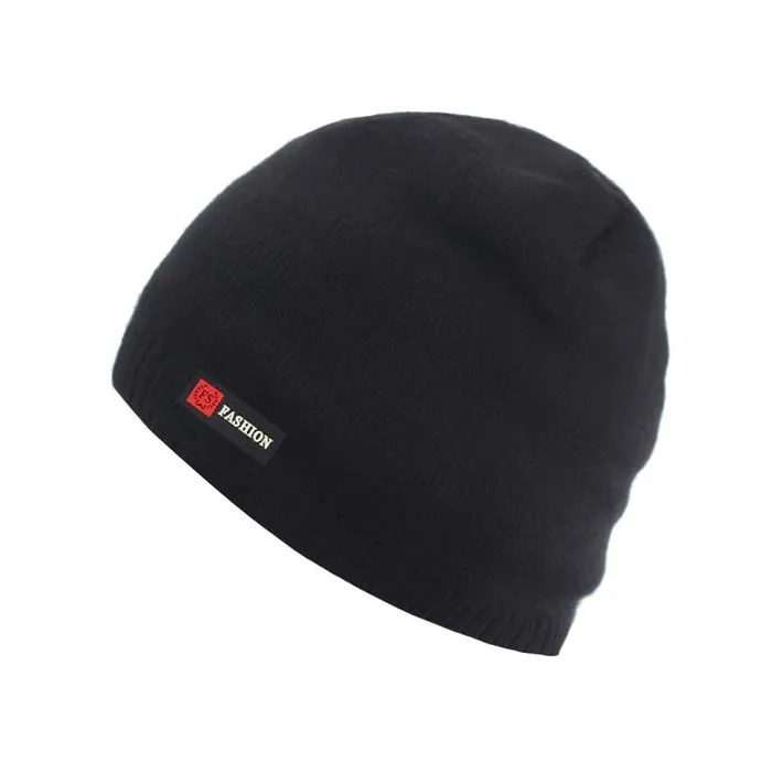 Knitted warm beanie - brimless - unisexHats & Caps