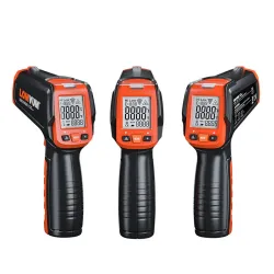 Digital infrared thermometer - non contact handheld gun laser with LCD displayMeasurement