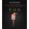 Digital infrared thermometer - non contact handheld gun laser with LCD displayMeasurement