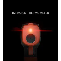 Digital infrared thermometer - non contact handheld gun laser with LCD displayMeasurement