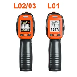 Digital infrared thermometer - non contact handheld gun laser with LCD displayMeasurement