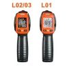 Digital infrared thermometer - non contact handheld gun laser with LCD displayMeasurement