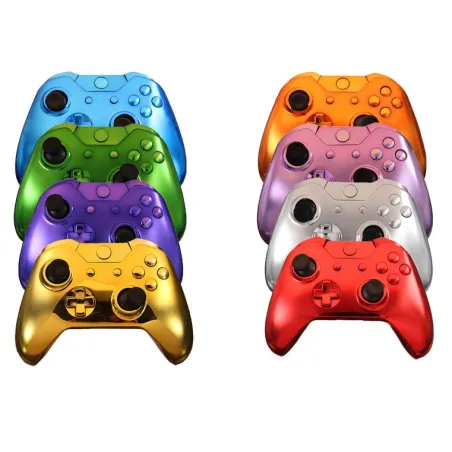 Manette Xbox One - cache coques de remplacement - chrome
