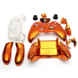 Manette Xbox One - cache coques de remplacement - chrome