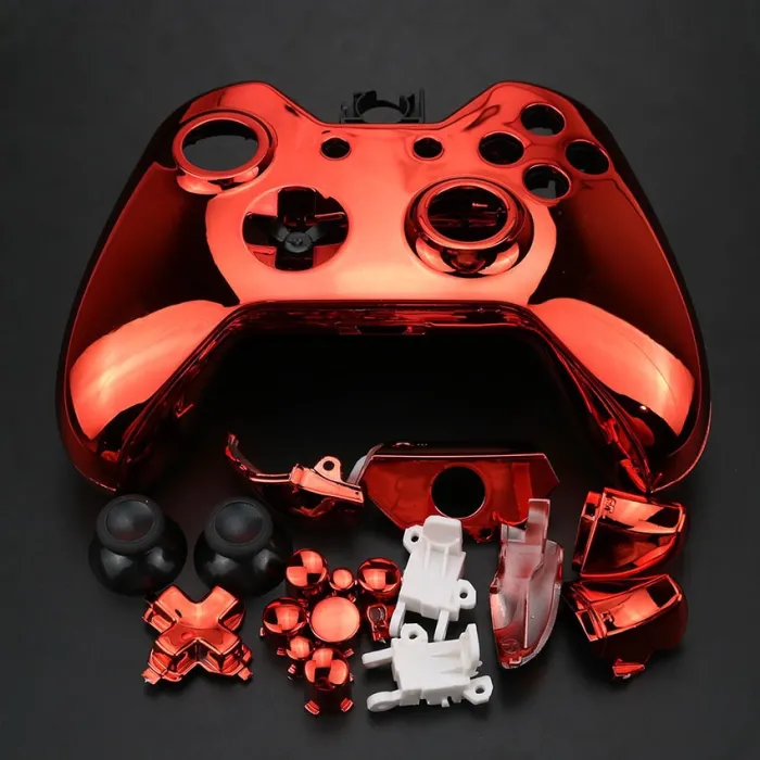 Controller Xbox One - cover shell sostitutiva - cromata