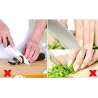 Stainless steel finger protector - finger guard - prevent cutting fingersCeramic