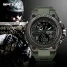 SANDA - sports Quartz-klokke - lysende - vanntett