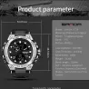 SANDA - sports Quartz-klokke - lysende - vanntett