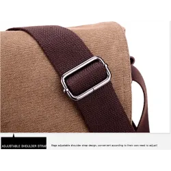 Bolsa de lona retangular de ombro