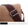 Bolsa de lona retangular de ombro