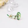 Broche avec lotus / grenouille