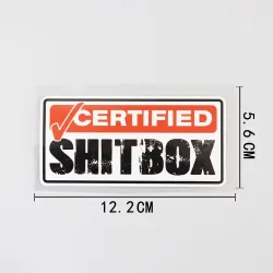 Autocollant décoratif pour voiture - Certifié Shitbox