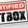 Dekoracyjna naklejka na samochód - Certyfikowany ShitboxNaklejki