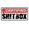 Dekoracyjna naklejka na samochód - Certyfikowany ShitboxNaklejki