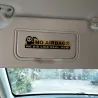 Funny car sticker - skeleton head / NO AIRBAGS WE DIE LIKE REAL MEN - 2 piecesStickers