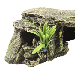 Resin ö - akvarium dekoration