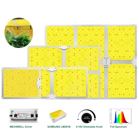 BEYLSION - Lâmpada LED para cultivo de plantas - espectro completo - com margarida - à prova d'água