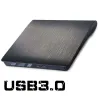 Ekstern USB 3.0 - høj hastighed - CD DL DVD RW brænder