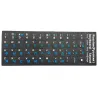 Adesivo de teclado - para laptop de 10 a 17 polegadas - inglês - espanhol - francês - árabe - russo