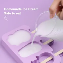 Silikonisform - for hjemmelagde desserter - gjenbrukbar
