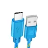 Nylonflätad kabel - data / synk / snabbladdning - USB typ C
