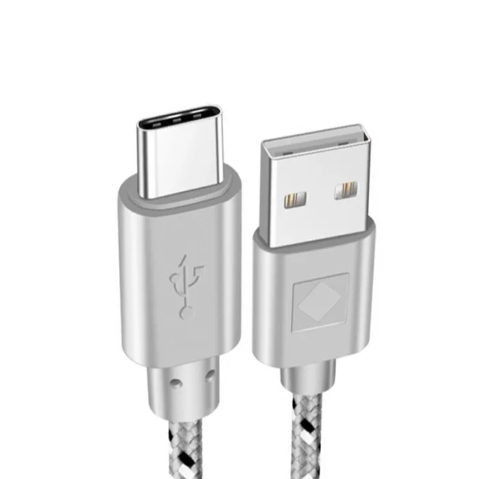 Nylon braided cable - data / sync / fast charging - USB Type CCables