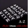 Dogs / cats collar - with crystal name and charm - customCollars & Leads