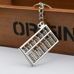 Sleutelhanger met telraam - 6 - 8 rijenSleutelhangers