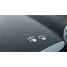 3D-Tierfußabdruck - Autoaufkleber