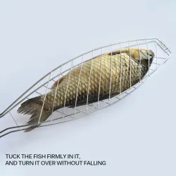 Grillmesh korg - för kött / fisk / grönsaker