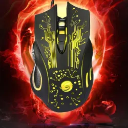 Optisk kablet gaming mus - USB - LED - 3200DPI
