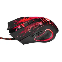 Optisk kablet gaming mus - USB - LED - 3200DPI
