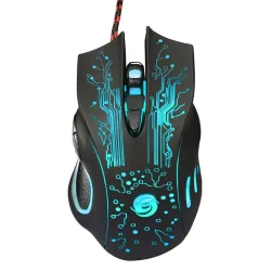 Optisk kablet gaming mus - USB - LED - 3200DPI