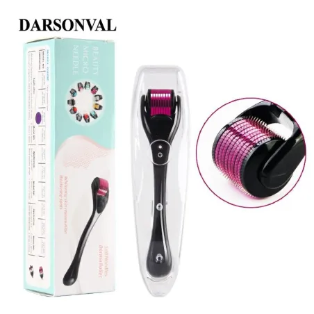 Derma roller - micro needling - titanium nål - för ansikte/hals