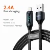 USB fast charging cable - for iPhone - with LED displayCables