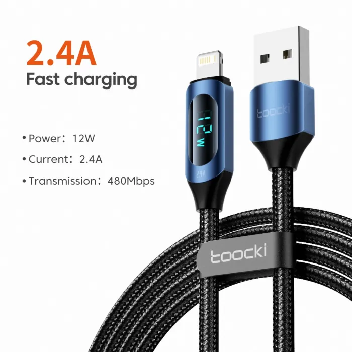 Cavo di ricarica rapida USB - per iPhone - con display a LED