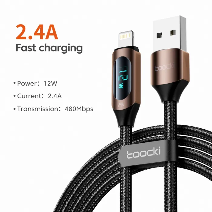 Cavo di ricarica rapida USB - per iPhone - con display a LED
