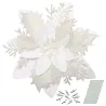 Glitzerrosen - Christbaumschmuck - 12 Stück