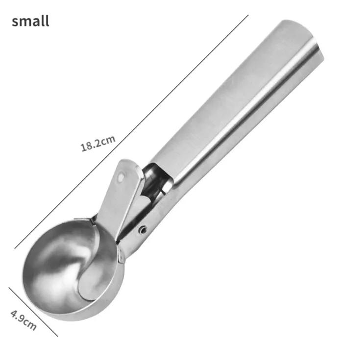 Multifunksjon iskremskje - rustfritt stål