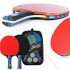 Pöytätennismaila - pitkä kahva - 3 pingispalloa