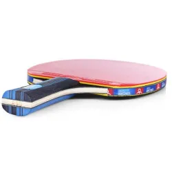 Pöytätennismaila - pitkä kahva - 3 pingispalloa