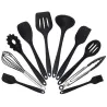 Ustensiles de cuisine en silicone - antiadhésif - 10 pièces