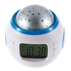 Stjernehimmel projektor - med musik / alarm / ur