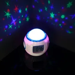 Starry sky projector - with music / alarm / clockClocks
