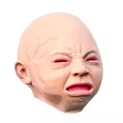 Bébé qui pleure effrayant - masque d'halloween - latex