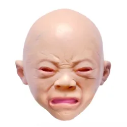 Bébé qui pleure effrayant - masque d'halloween - latex