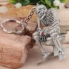 Skeleton istuu wc - kumi avaimenperä